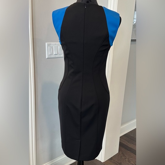 MARIA GRAZIA SEVERI Midi Dress color-blocked FITTED Women size 44 Italy - Picture 13 of 15